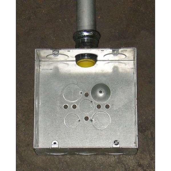Southwire Electrical Box, 84 cu in, Square Box Type, 6 Gangs, Steel, Square Shape 6250-1 - main